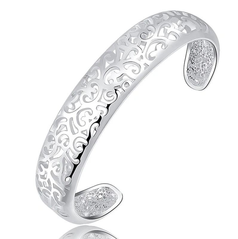 2022 New 925 Sterling Silver Simple Open Bangles For Women Wedding Party Fashion Jewelry Gift
2022 New 925 Sterling Silver Simple Open Bangles For Women Wedding Party Fashion Jewelry Gift