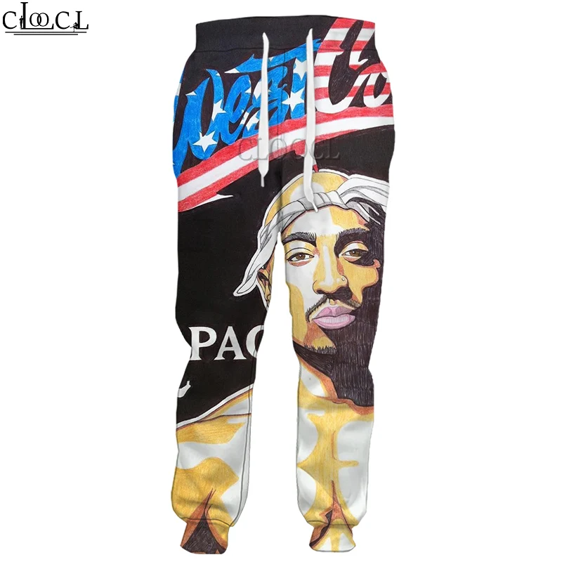 Модные брюки HX Rapper Amaru Shakur 2pac Tupac с 3D принтом для мужчин и женщин уличная одежда