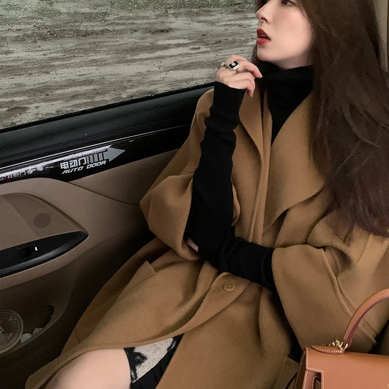 Vintage Winter Warm 2022 Fashion Elegant Style Wool Blends Women Clothes Long Coats Double-sided Cashmere Woolen Coat J54
Vintage Winter Warm 2022 Fashion Elegant Style Wool Blends Women Clothes Long Coats Double-sided Cashmere Woolen Coat J54