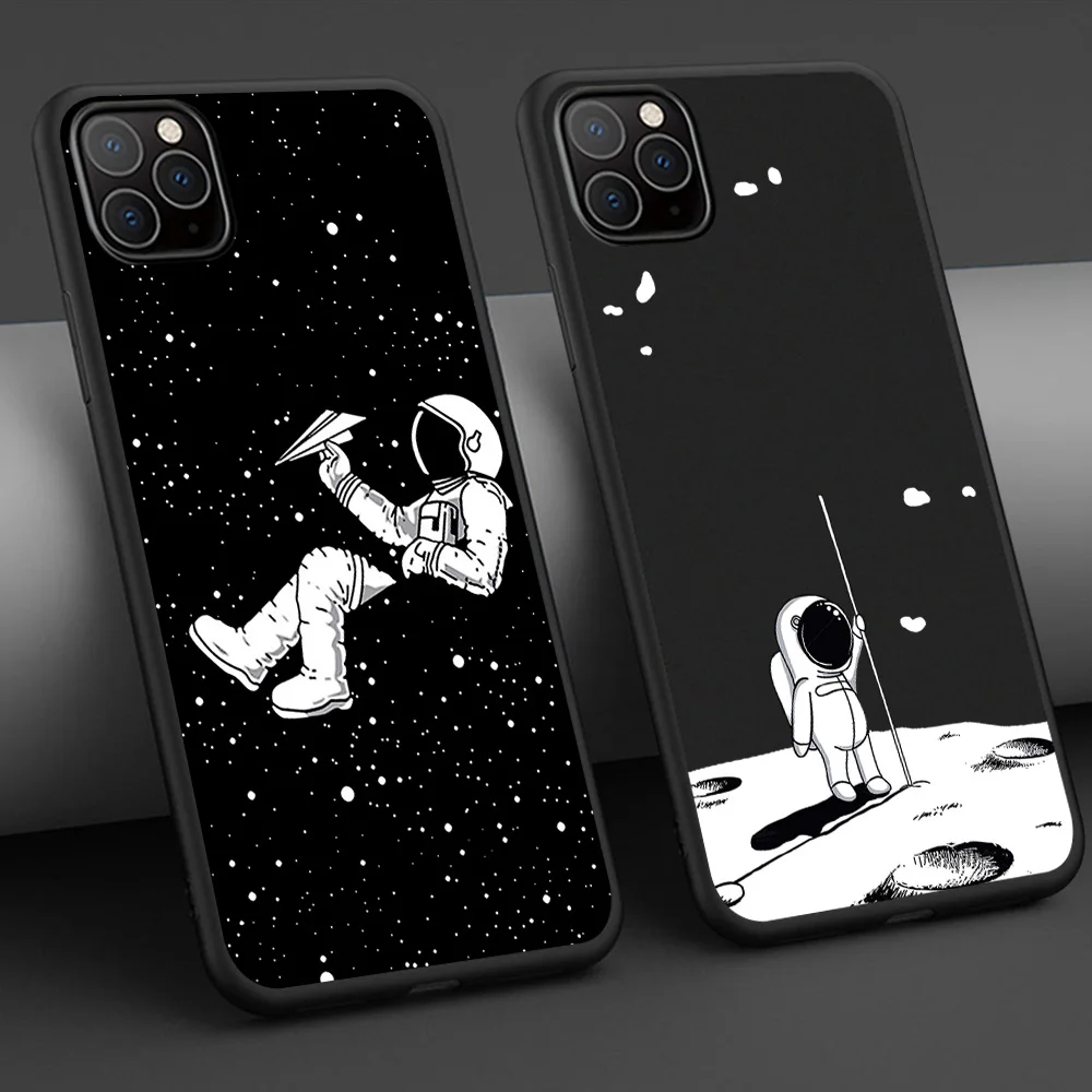 Cute Astronaut Phone Case For iPhone 12 Pro 11 Pro Max mini SE 2020 X XR XS 7 8 6s Plus Soft TPU Back Cover Funda Coque Capa
Cute Astronaut Phone Case For iPhone 12 Pro 11 Pro Max mini SE 2020 X XR XS 7 8 6s Plus Soft TPU Back Cover Funda Coque Capa