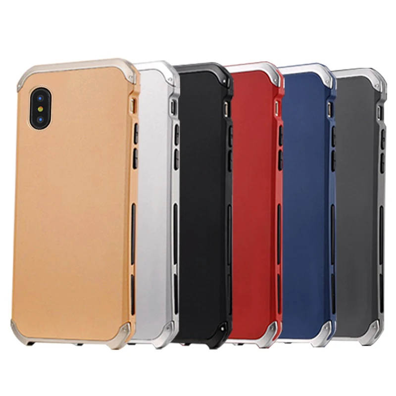 Текстурированная металлическая рамка пластиковая Задняя панель для iPhone XS iPhoneXS