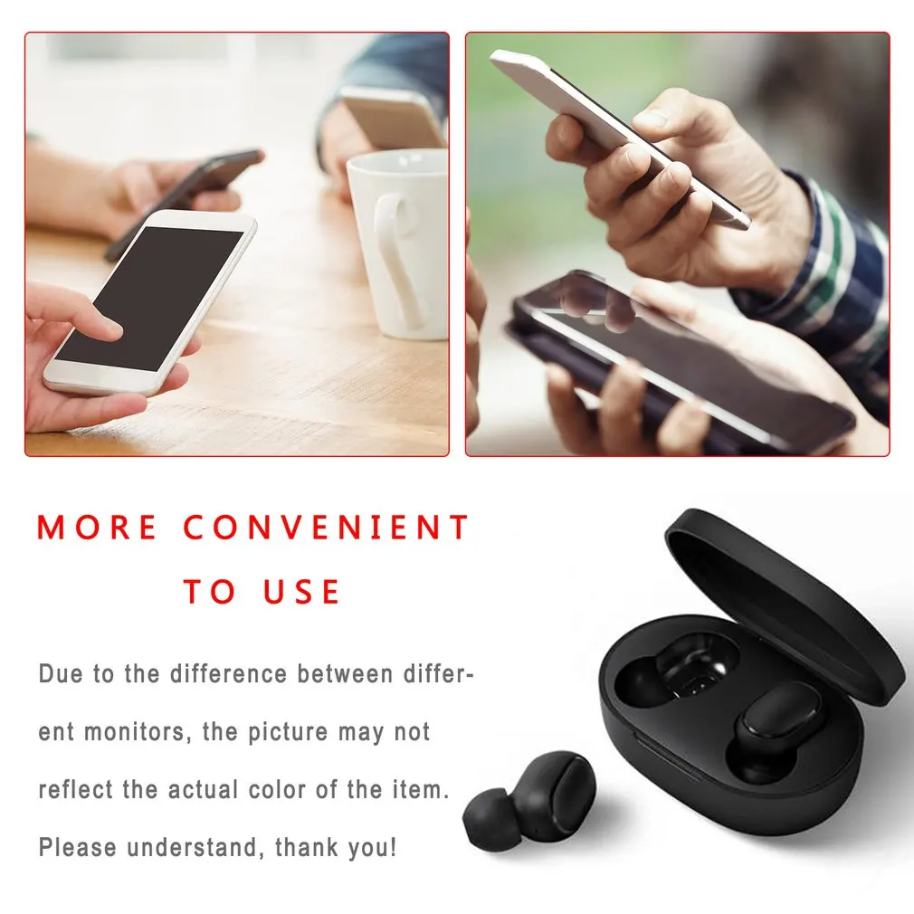 NEW Original Xiaomi Redmi Airdots 2 TWS Bluetooth Earphone Stereo bass BT 5.0 Eeadphones With Mic Handsfree Earbuds AI Control
NEW Original Xiaomi Redmi Airdots 2 TWS Bluetooth Earphone Stereo bass BT 5.0 Eeadphones With Mic Handsfree Earbuds AI Control