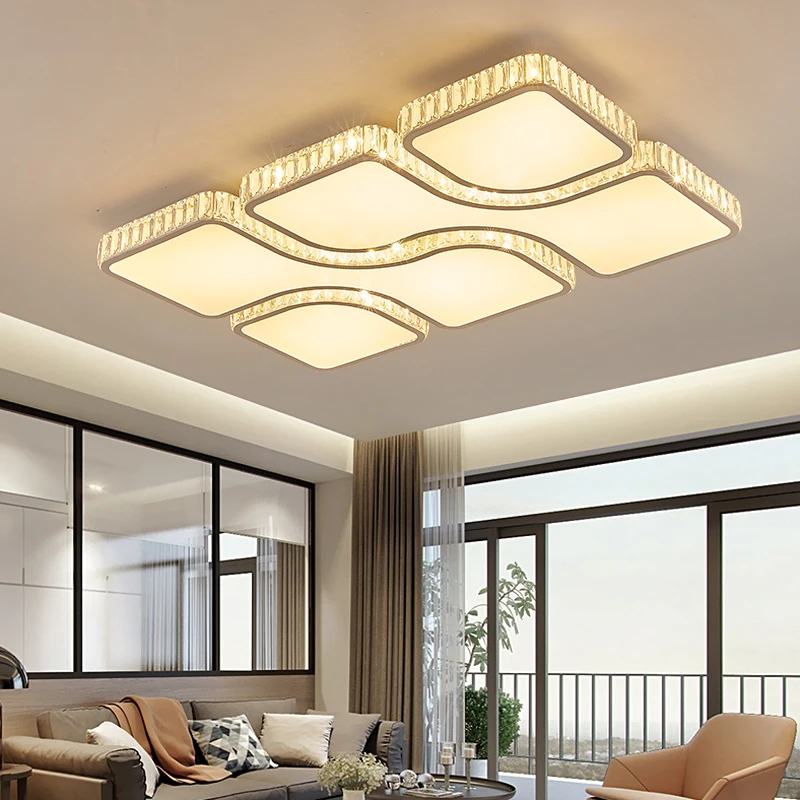 LED crystal ceiling lamp simple modern atmosphere rectangular crystal lamp Nordic room bedroom living room lighting
LED crystal ceiling lamp simple modern atmosphere rectangular crystal lamp Nordic room bedroom living room lighting