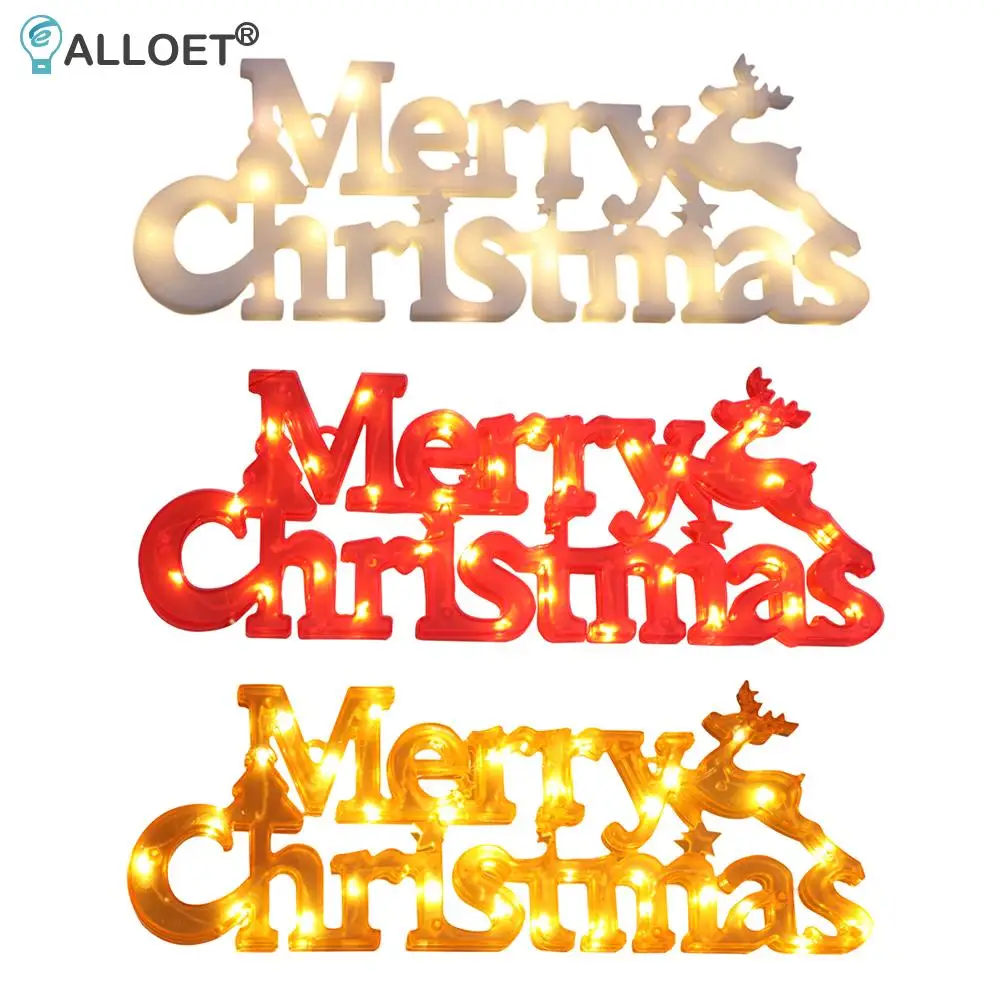 Merry Christmas Alphabet Letter Lamp LED Light Battery Operated Fairy Night Light Christmas Decoration Home Party Ornament
Merry Christmas Alphabet Letter Lamp LED Light Battery Operated Fairy Night Light Christmas Decoration Home Party Ornament