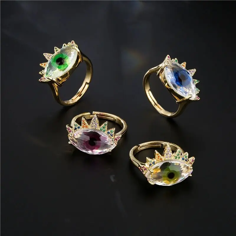 Neswest Evil Eye Rings For Woman Girl Gold Plated Zirconium Crystal Ring Design Vintage Retro Styles Dainty 2021 New Fashion
Neswest Evil Eye Rings For Woman Girl Gold Plated Zirconium Crystal Ring Design Vintage Retro Styles Dainty 2021 New Fashion