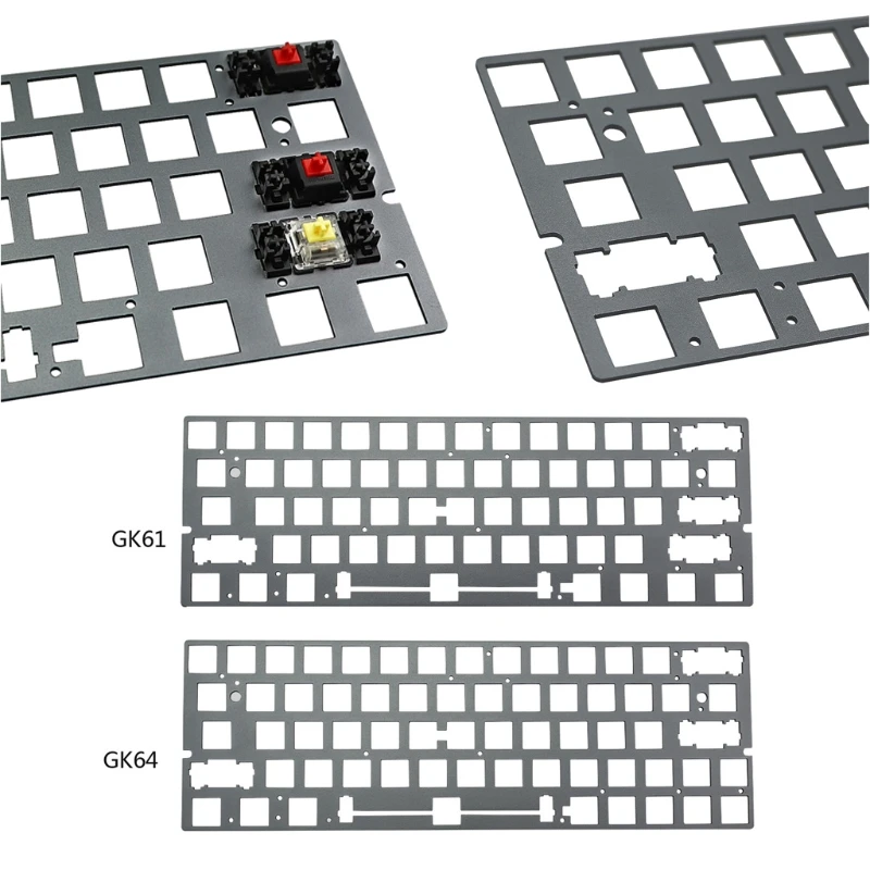 Aluminum Plate Positioning Board Plate-mounted Stabilizers For GH60 XD64 DZ60 GK61 GK64 Gk64x GK64xs
Aluminum Plate Positioning Board Plate-mounted Stabilizers For GH60 XD64 DZ60 GK61 GK64 Gk64x GK64xs