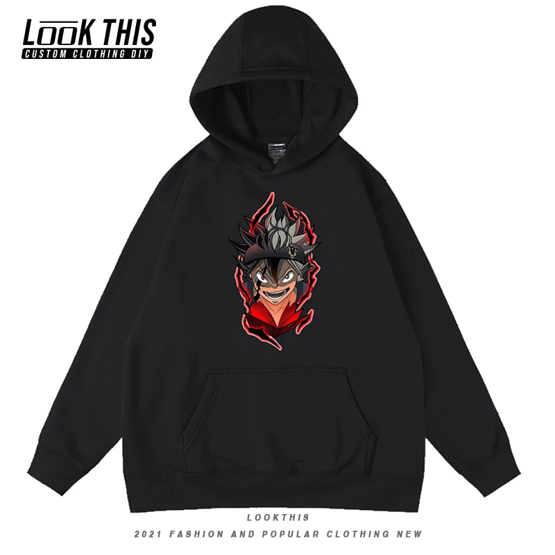 Anime Black Clover Cool Oversized Hoodies Loose Men's Hooded Sweatshirts Long Sleeve Autumn 2021 Hot Pullover Tops Mens Clothes
Anime Black Clover Cool Oversized Hoodies Loose Men's Hooded Sweatshirts Long Sleeve Autumn 2021 Hot Pullover Tops Mens Clothes