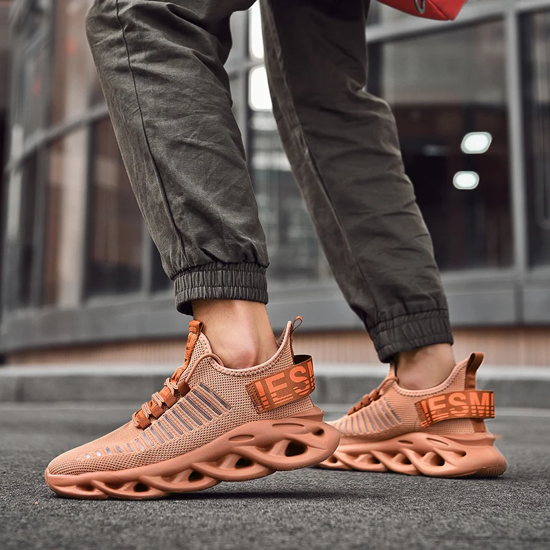 Sneakers Men Lightweight Blade Running Shoes Shockproof Breathable Male Sports Height Increase Platform Walking Gym Shoes Man 
Sneakers Men Lightweight Blade Running Shoes Shockproof Breathable Male Sports Height Increase Platform Walking Gym Shoes Man