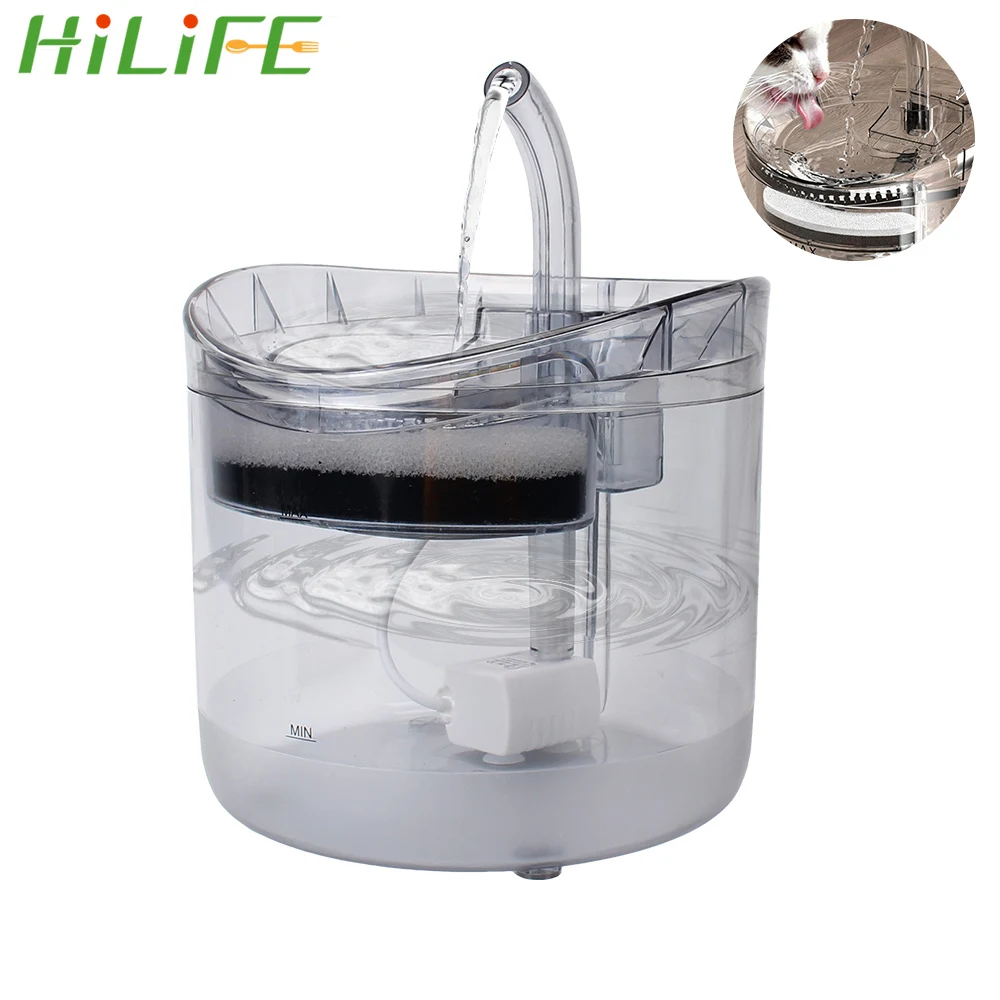 Питьевой фонтанчик HILIFE, поилка для домашних животных, 2 л, с фильтром, электрическая поилка для собак и кошек
Питьевой фонтанчик HILIFE, поилка для домашних животных, 2 л, с фильтром, электрическая поилка для собак и кошек