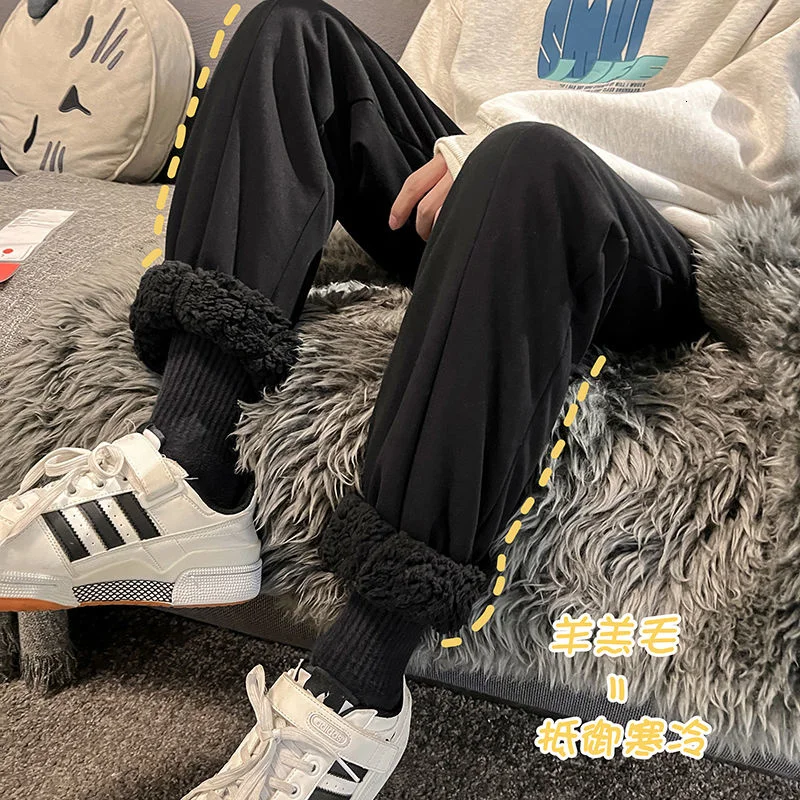 Privathinker Winter Warm Lamb Wool Men's Harem Pants Solid Color Fleece Man Casual Joggers 2022 Korean Male Oversized Trousers
Privathinker Winter Warm Lamb Wool Men's Harem Pants Solid Color Fleece Man Casual Joggers 2022 Korean Male Oversized Trousers