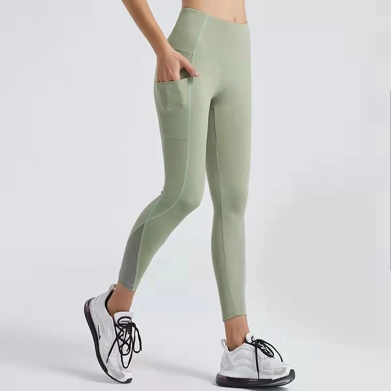 Новинка 2021, штаны для йоги с карманами, дышащие сетчатые брюки с высокой талией, легкие быстросохнущие дышащие леггинсы для фитнеса
Новинка 2021, штаны для йоги с карманами, дышащие сетчатые брюки с высокой талией, легкие быстросохнущие дышащие леггинсы для фитнеса