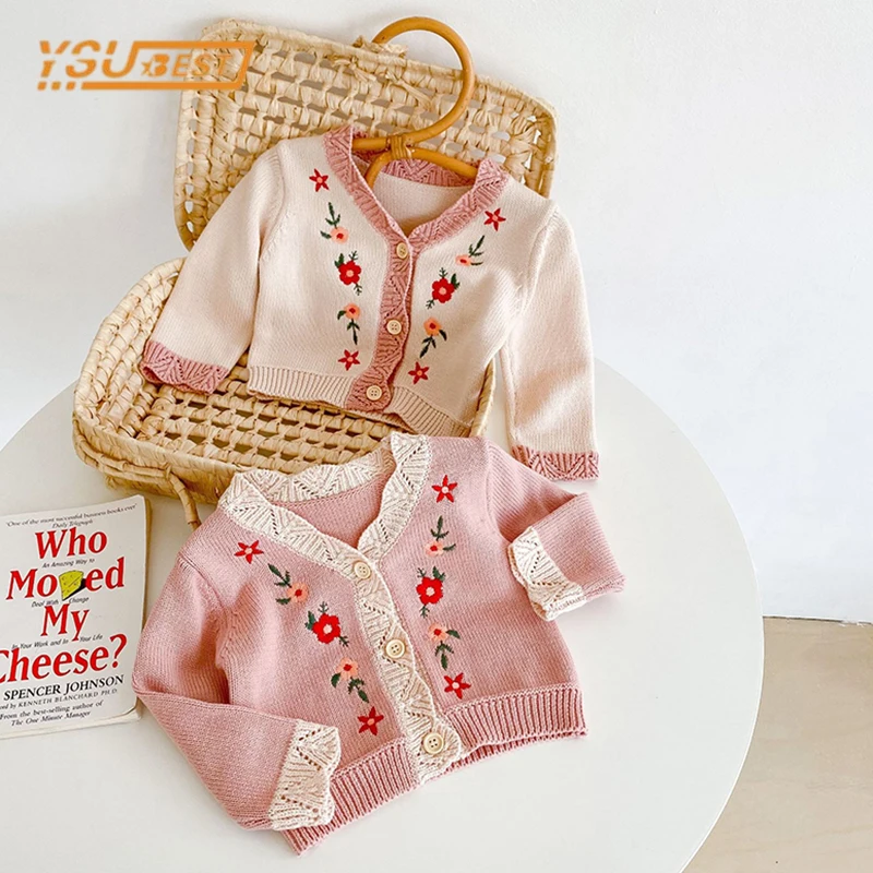 Toddler Baby Girls Knitting Cardigan Flower Embroidery Autumn Winter Infant Baby Girl Sweater Baby Girl Knitting Coat
Toddler Baby Girls Knitting Cardigan Flower Embroidery Autumn Winter Infant Baby Girl Sweater Baby Girl Knitting Coat