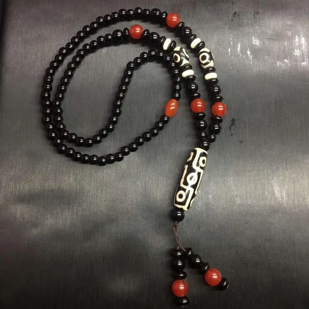 Agate beads Female necklace Black&white 3/9 eyes DZI Beads elegant atmosphere Men's&women's amulet necklace Free Shipping
Agate beads Female necklace Black&white 3/9 eyes DZI Beads elegant atmosphere Men's&women's amulet necklace Free Shipping