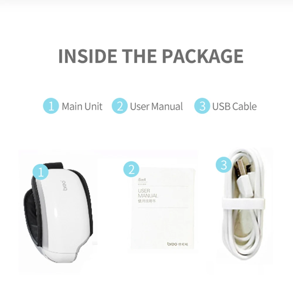 Breo iSee4X Electric Portable with Heating Air Pressure Music Vibration Shiatsu Therapy Massage Eye Massager
Breo iSee4X Electric Portable with Heating Air Pressure Music Vibration Shiatsu Therapy Massage Eye Massager