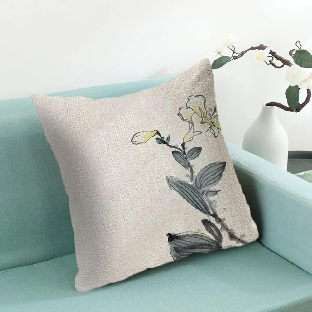 Chinese Ink Plant Pillow case Flowers 45x45cm Square Decorative Pillowcase Printed Home Cushion Cover Throw Polyester For S V7B3
Chinese Ink Plant Pillow case Flowers 45x45cm Square Decorative Pillowcase Printed Home Cushion Cover Throw Polyester For S V7B3