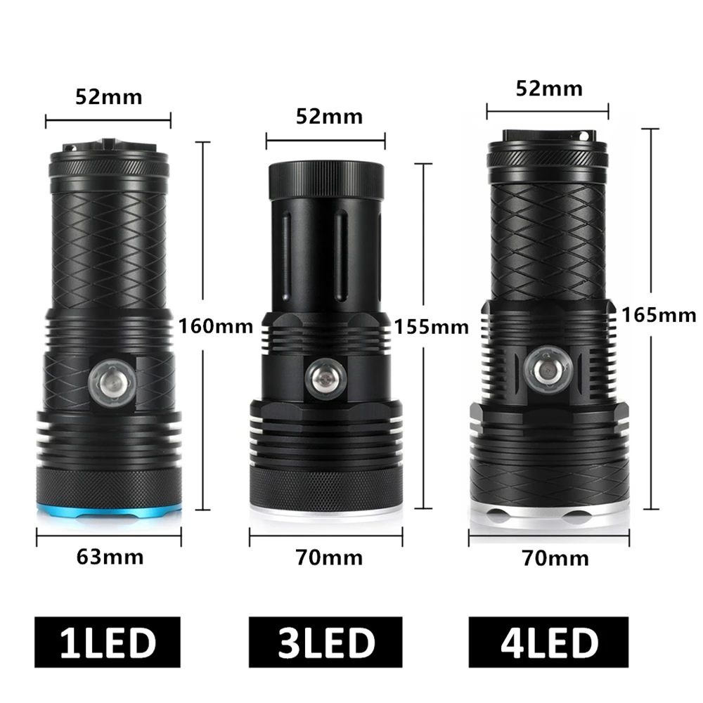 4CORE XHP90 IPX-8 Waterproof LED Diving Flashlight Underwater 100M Dive Video Fill Lights 18650 Outdoor Hunting Fishing Torch 
4CORE XHP90 IPX-8 Waterproof LED Diving Flashlight Underwater 100M Dive Video Fill Lights 18650 Outdoor Hunting Fishing Torch