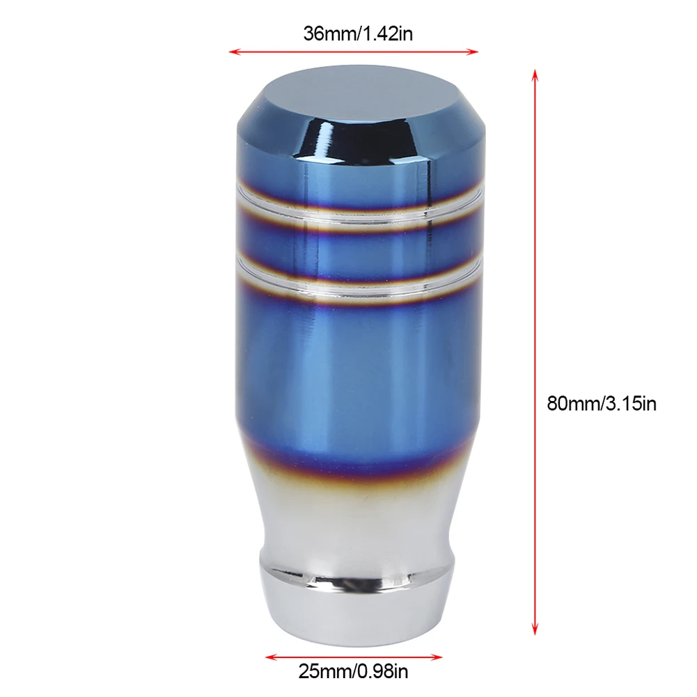 Manual Shifter Head Gear Knob Car Aluminum Transmission Shift Lever Knob with Threaded Adapter Car Styling
Manual Shifter Head Gear Knob Car Aluminum Transmission Shift Lever Knob with Threaded Adapter Car Styling