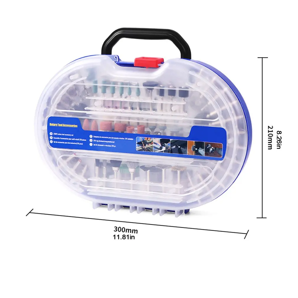 276pcs Consumables Rotary Tool Accessories For Easy Cutting Grinding Sanding Carving And Polishing Tool Combination
276pcs Consumables Rotary Tool Accessories For Easy Cutting Grinding Sanding Carving And Polishing Tool Combination