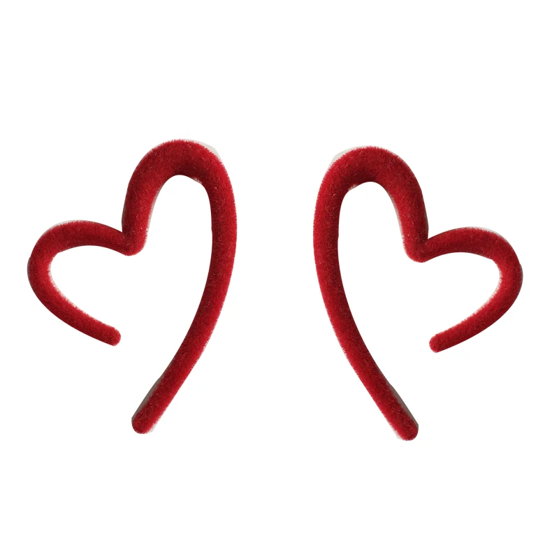 S925 needle Personality Jewelry Earrings Sweet Korean Fashion Women Jewelry Red Heart Earrings For Girl Student Party Gifts
S925 needle Personality Jewelry Earrings Sweet Korean Fashion Women Jewelry Red Heart Earrings For Girl Student Party Gifts