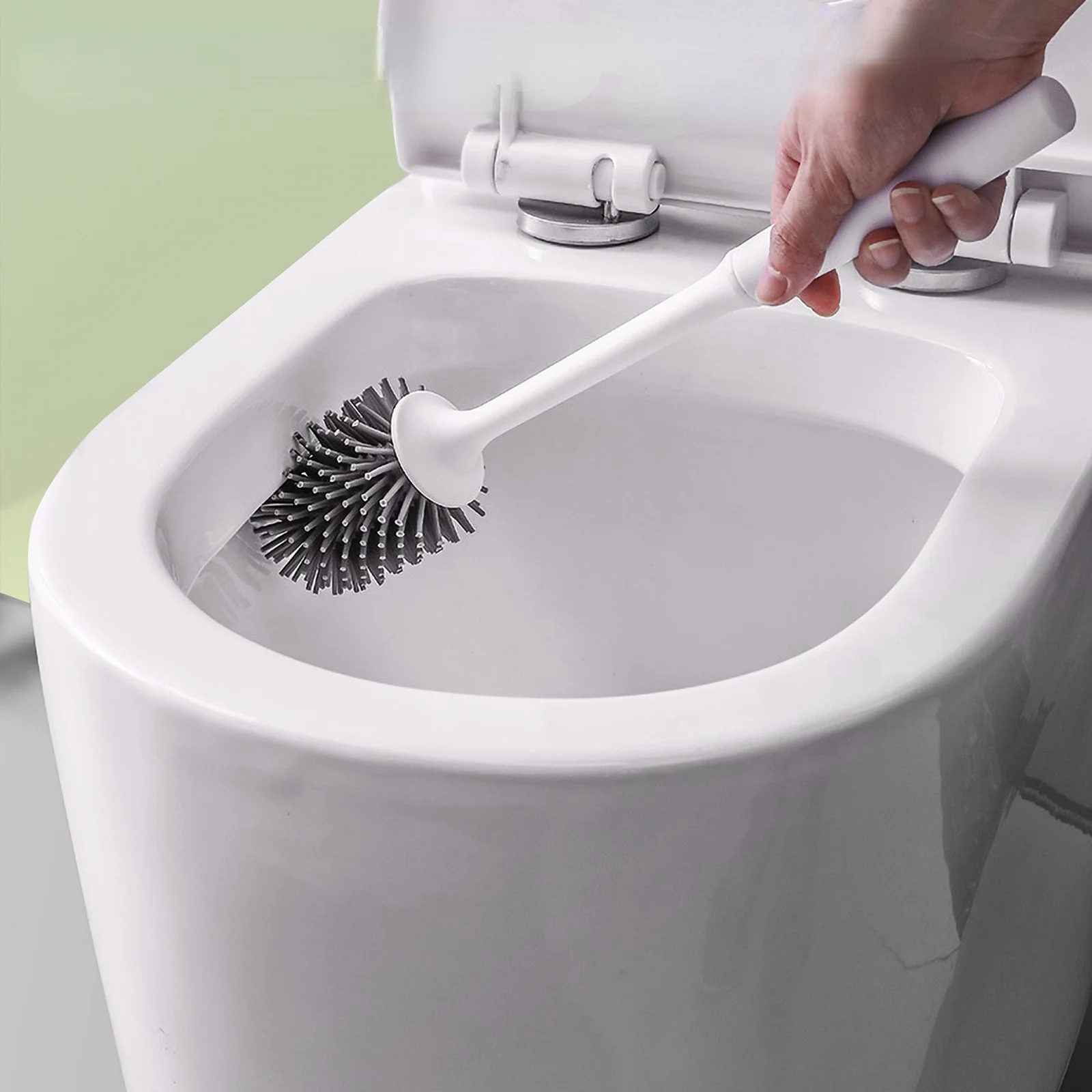 Toilet Brush Rubber Head Cleaning Standing Brush Silicone Long Handle Wall Hanging Brushes for Toilet Floor Cleaning Bathroom
Toilet Brush Rubber Head Cleaning Standing Brush Silicone Long Handle Wall Hanging Brushes for Toilet Floor Cleaning Bathroom