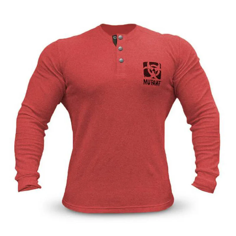 New MUTANT Autumn Men's Long Sleeve Round Neck Button Sports Knitwear Gym Fitness Men Outdoor Casual Fashion T-Shirt
New MUTANT Autumn Men's Long Sleeve Round Neck Button Sports Knitwear Gym Fitness Men Outdoor Casual Fashion T-Shirt