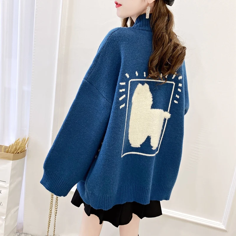 Hsa 2020 Women Sweater Cardigans Cartoon Jackets V neck Pockets Loose Style Oversized Knit Christmas Cardigans winter clothes W
Hsa 2020 Women Sweater Cardigans Cartoon Jackets V neck Pockets Loose Style Oversized Knit Christmas Cardigans winter clothes W