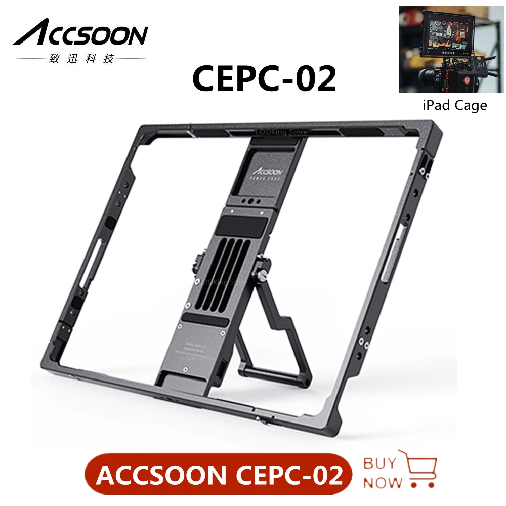 ACCSOON CEPC-02 Power Cage Pro Wireless Video Transmitter Receiver Viewing Kit with Battery Holder for 12.9 inch iPad Tablet
ACCSOON CEPC-02 Power Cage Pro Wireless Video Transmitter Receiver Viewing Kit with Battery Holder for 12.9 inch iPad Tablet