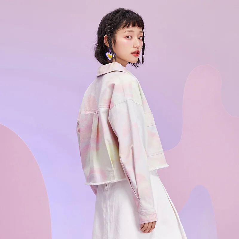 SEMIR Jacket Women Oversize Shorts Profile Frayed 2021 Spring New Girl Sweet And Cool Turn Down Collar Short Coat Woman
SEMIR Jacket Women Oversize Shorts Profile Frayed 2021 Spring New Girl Sweet And Cool Turn Down Collar Short Coat Woman