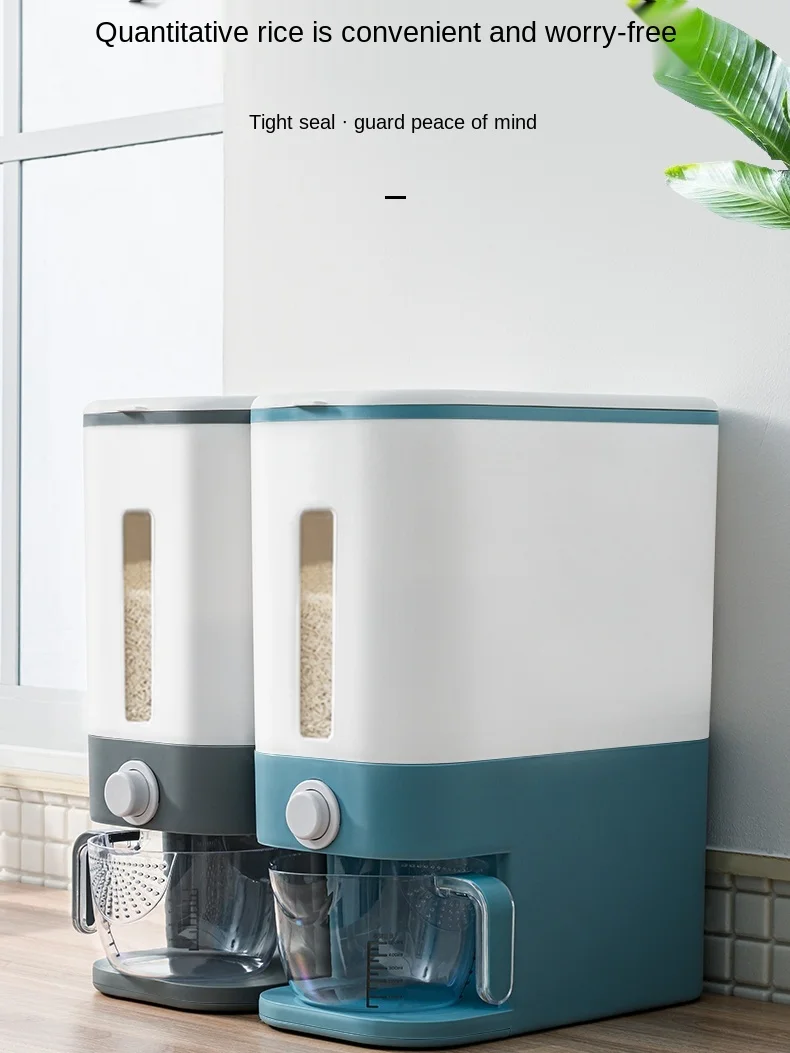 Kitchen rice bucket ect-proof moisture-proof sealed cans household rice tank rice box flour storage box
Kitchen rice bucket ect-proof moisture-proof sealed cans household rice tank rice box flour storage box