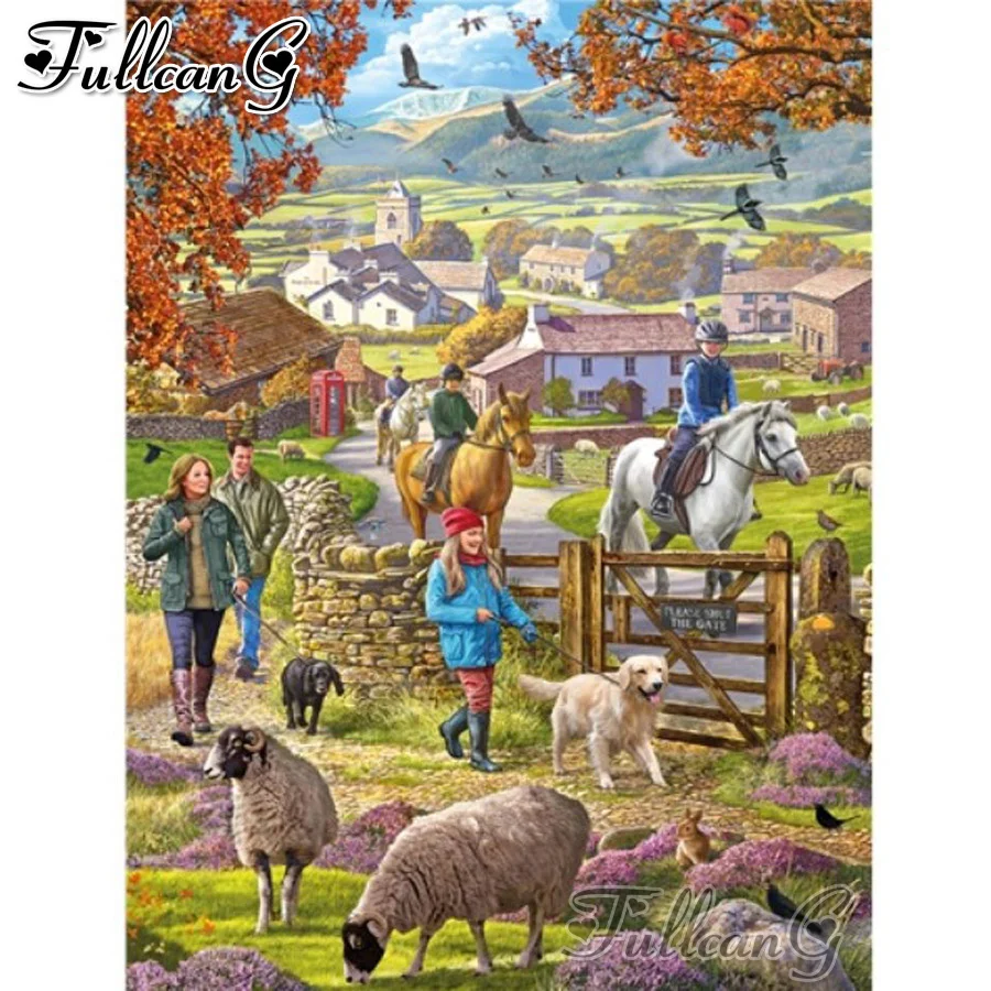 FULLCANG Country life 5d рукоделие, Алмазная мозаика живопись полная квадратная круглая Стразы Вышивка Собака и ягненок украшение FC2716
FULLCANG Country life 5d рукоделие, Алмазная мозаика живопись полная квадратная круглая Стразы Вышивка Собака и ягненок украшение FC2716