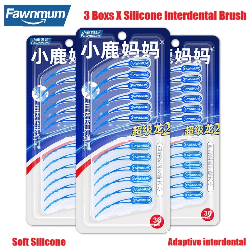 Fawnmum Silicagel Interdental Brush Orthodontic Brush Cleaning Brushes for Braces Dental Picks for Teeth Cleaning Dentistry Tool
Fawnmum Silicagel Interdental Brush Orthodontic Brush Cleaning Brushes for Braces Dental Picks for Teeth Cleaning Dentistry Tool