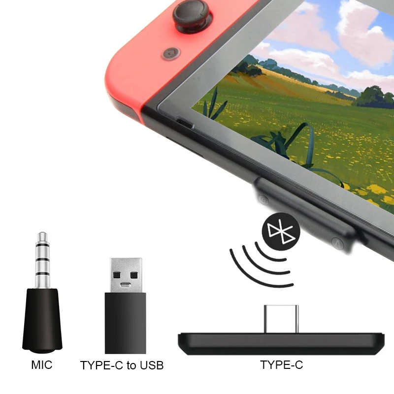 Bluetooth Converter For Switch/Switch OLED Adapter Audio Receiver For /PC Wireless Headset Transmitter
Bluetooth Converter For Switch/Switch OLED Adapter Audio Receiver For /PC Wireless Headset Transmitter