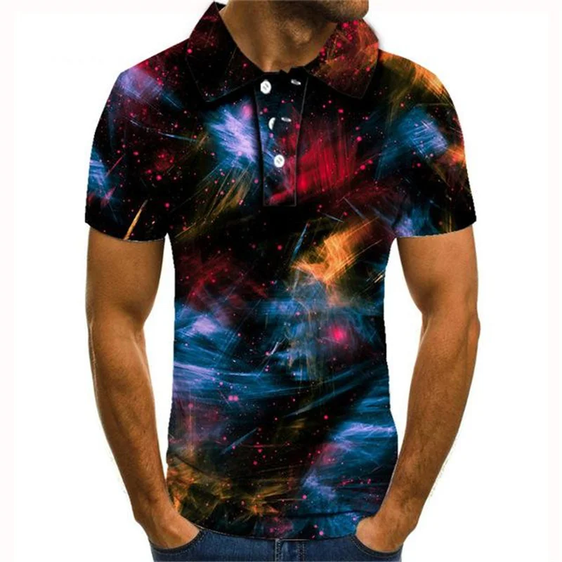 US Size 2021 Polo Homme Shirt Color Graffiti Printed Short Sleeve Ombre Summer Breathable Solid Loose And Casual Men Tee Tops
US Size 2021 Polo Homme Shirt Color Graffiti Printed Short Sleeve Ombre Summer Breathable Solid Loose And Casual Men Tee Tops