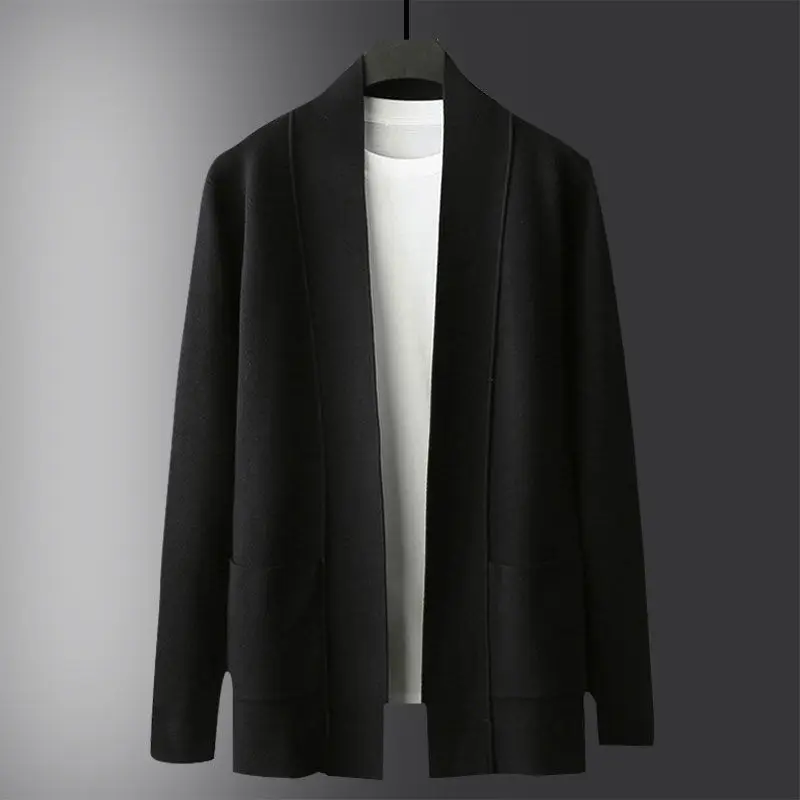 Autumn Long Cardigan Sweater Men's Korean Version of The Trend Knitwear Personality Thin Coat Men's Youth Line Clothing Wear
Autumn Long Cardigan Sweater Men's Korean Version of The Trend Knitwear Personality Thin Coat Men's Youth Line Clothing Wear