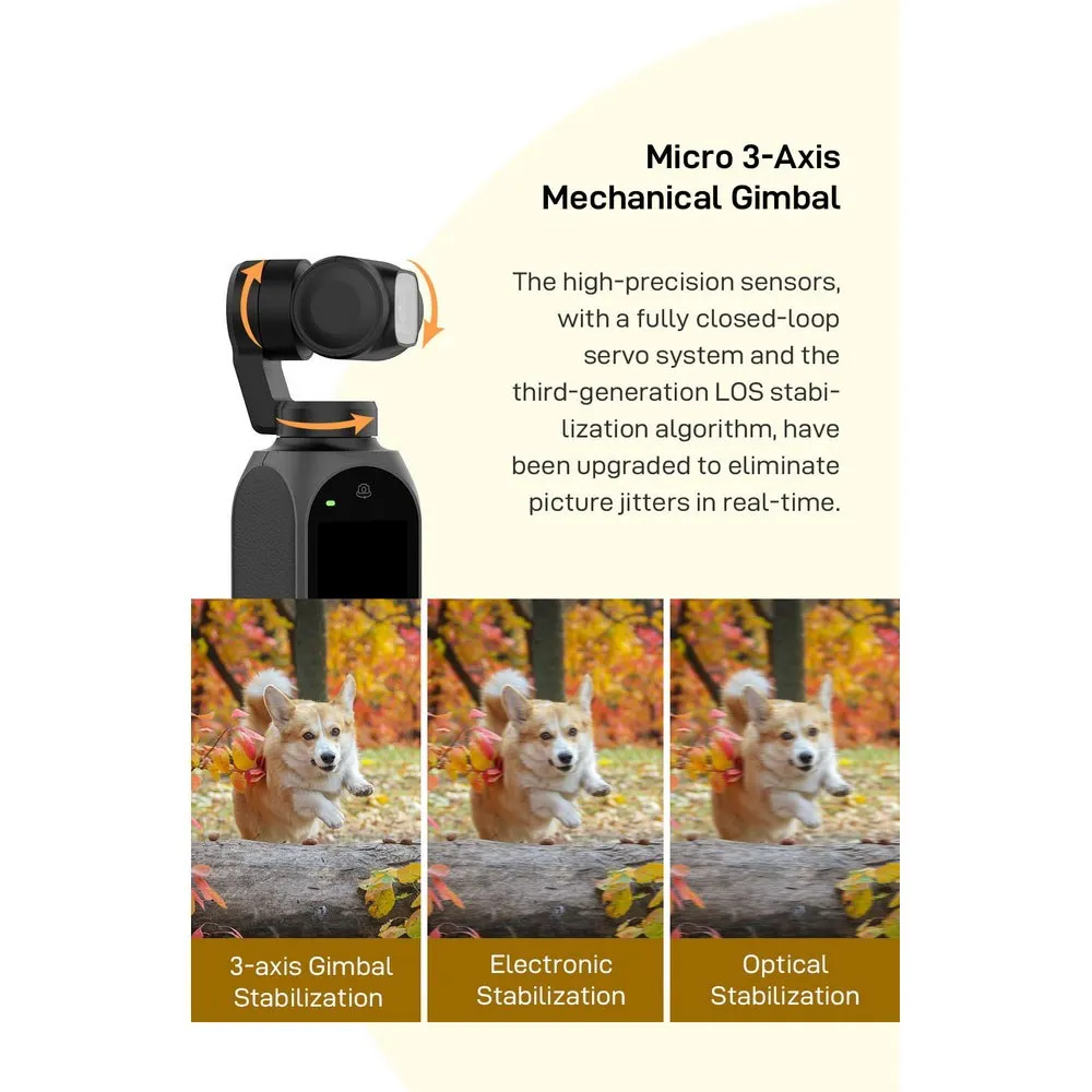 FIMI Palm 2 Gimbal Camera FIMI Gimbal Pocket Camera for WIFI&Bluetooth Connected Face Detection Smart Track 
FIMI Palm 2 Gimbal Camera FIMI Gimbal Pocket Camera for WIFI&Bluetooth Connected Face Detection Smart Track