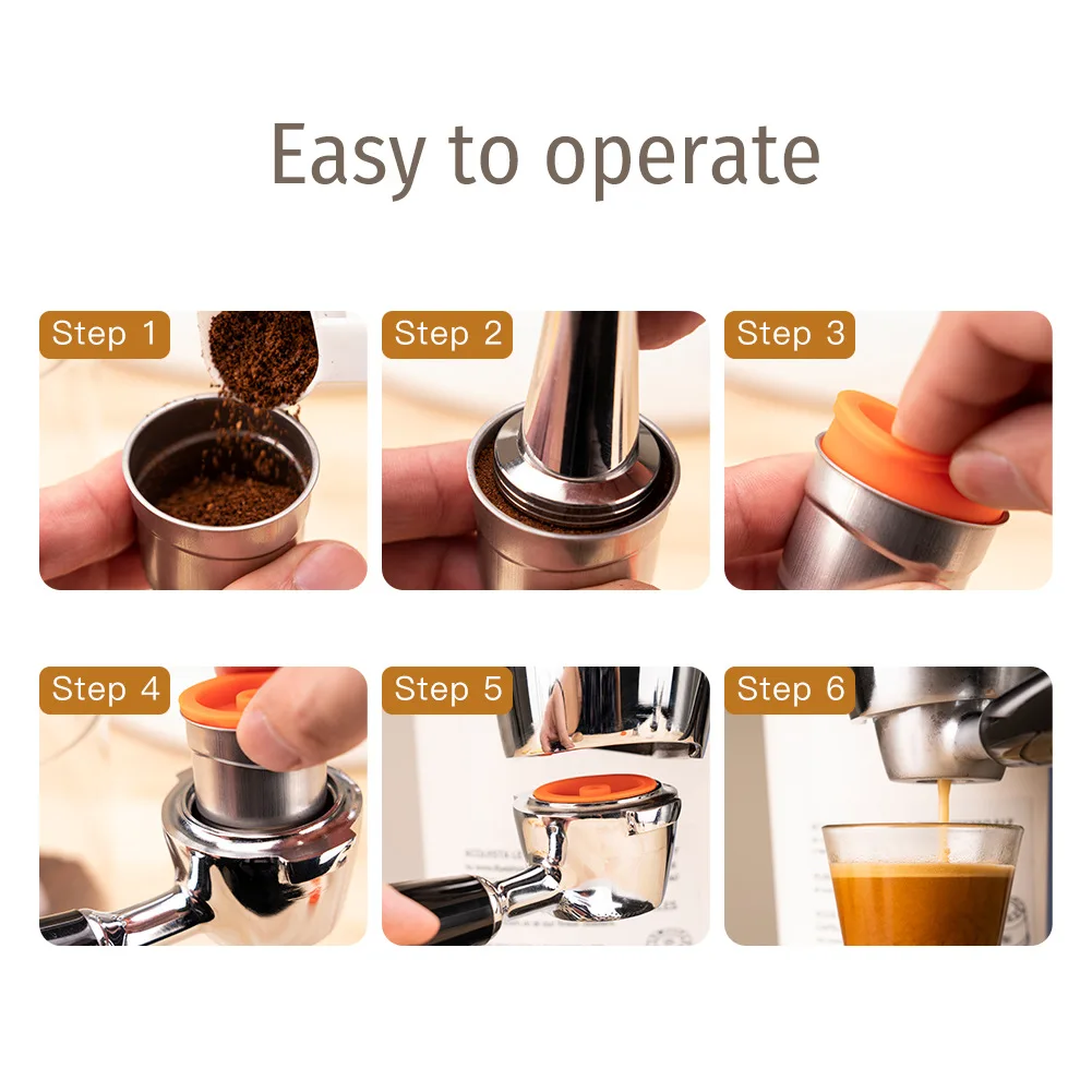 ICafilas Refillable capsule pod resuable Filter cup fit for Illy X Y TYPE Coffee Machine Metal Stainless Steel Coffee capsule
ICafilas Refillable capsule pod resuable Filter cup fit for Illy X Y TYPE Coffee Machine Metal Stainless Steel Coffee capsule