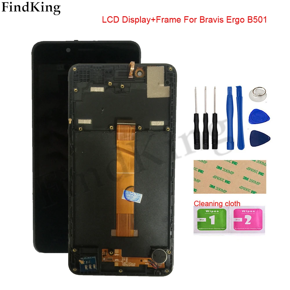 High Quality LCD Display For Bravis Ergo B501 LCD Display With Frame Touch Screen Ditigizer Assembly Tools
High Quality LCD Display For Bravis Ergo B501 LCD Display With Frame Touch Screen Ditigizer Assembly Tools