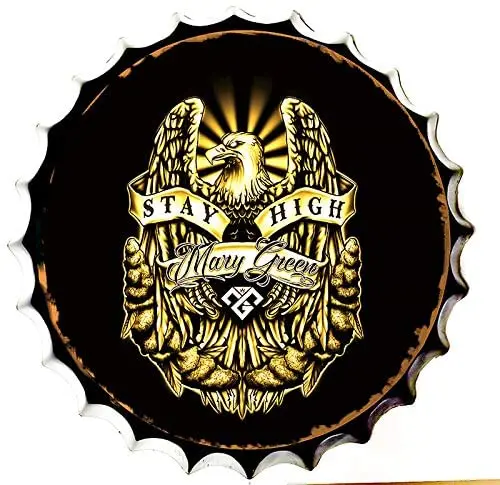Знак Ретро Stay, высокие крышки для бутылок, ретро металлический жестяной знак диаметром 13,8 дюйма-домашний декор, бар, Бляшка, мужская пещера
Знак Ретро Stay, высокие крышки для бутылок, ретро металлический жестяной знак диаметром 13,8 дюйма-домашний декор, бар, Бляшка, мужская пещера