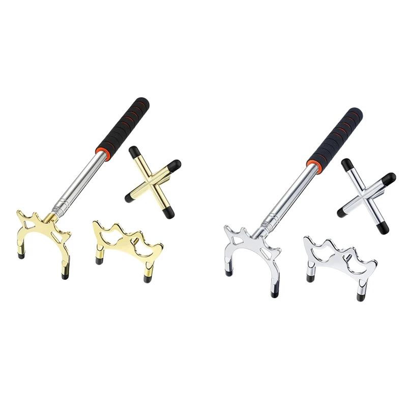 Retractable Billiard Cue Stick Bridge with 3Pcs Removable Brass Bridge Head Billiard Table Pool Cue Accessories
Retractable Billiard Cue Stick Bridge with 3Pcs Removable Brass Bridge Head Billiard Table Pool Cue Accessories