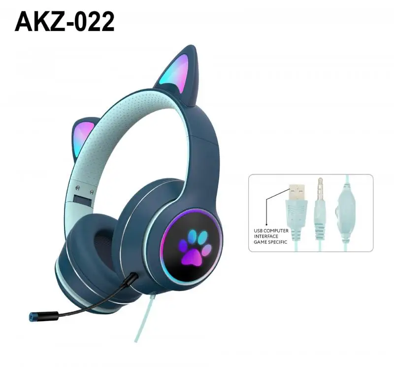 LED Cat Ears Wireless Headphones Bluetooth-compatible Gaming Headset Colorful Headset With Mic Best Gift For Kids Adults
LED Cat Ears Wireless Headphones Bluetooth-compatible Gaming Headset Colorful Headset With Mic Best Gift For Kids Adults