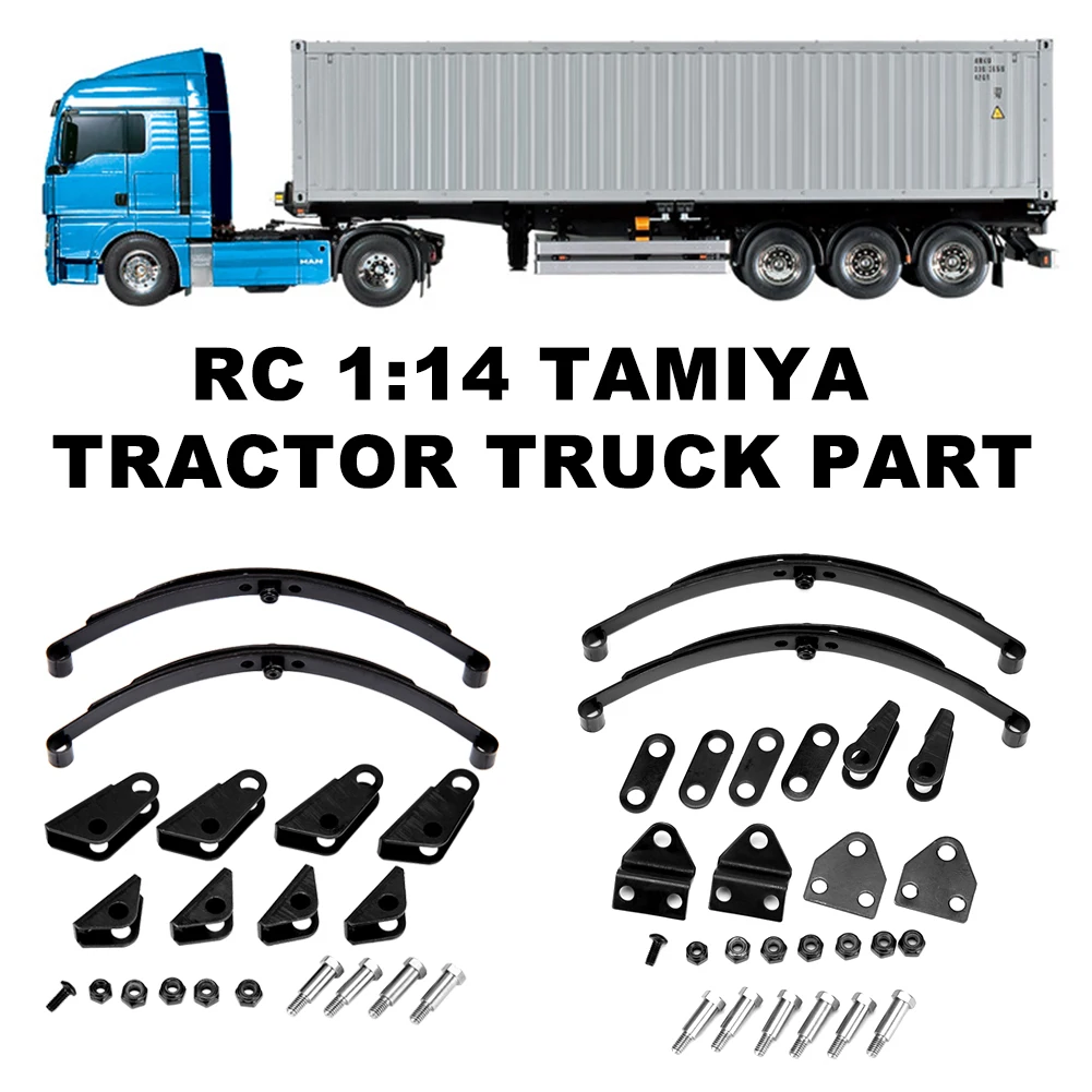 Metal Front/Rear Leaf Type Suspension Set Steel Rear Leaf Type Suspension for RC 1:14 Tamiya Tractor Model Truck
Metal Front/Rear Leaf Type Suspension Set Steel Rear Leaf Type Suspension for RC 1:14 Tamiya Tractor Model Truck