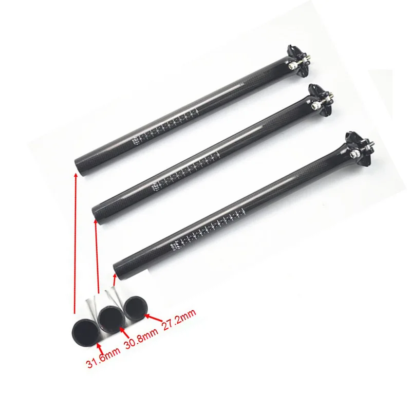 250g Seat Tube Carbon Seatpost 27.2/31.6mm 350/400mm Matte 3k Carbon Fiber MTB/Road Bicycles Carbon Fiber Seat Post Light
250g Seat Tube Carbon Seatpost 27.2/31.6mm 350/400mm Matte 3k Carbon Fiber MTB/Road Bicycles Carbon Fiber Seat Post Light