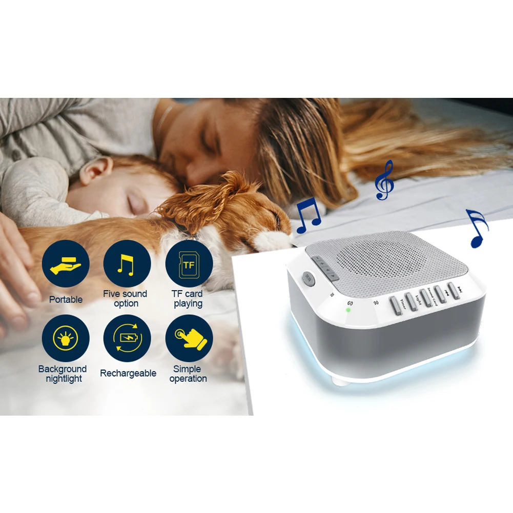 Sleep Sound Machine Natural Rain Nightlight Baby Soothing Travel White Noise USB Rechargeable For Kids Ocean Relaxation Office
Sleep Sound Machine Natural Rain Nightlight Baby Soothing Travel White Noise USB Rechargeable For Kids Ocean Relaxation Office