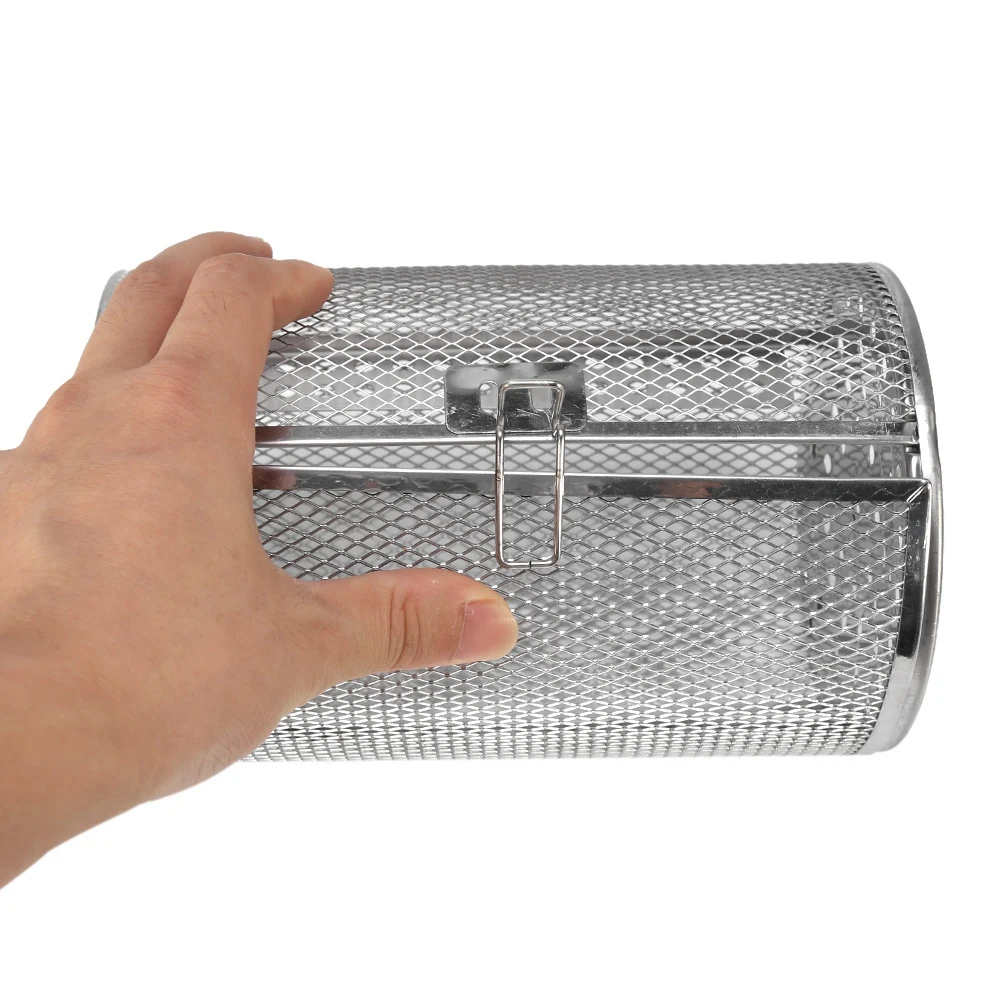 12*18cm Stainless Steel Bakeware Oven Roast Baking Rotary Nuts Beans Peanut Basket BBQ GrillOven Basket
12*18cm Stainless Steel Bakeware Oven Roast Baking Rotary Nuts Beans Peanut Basket BBQ GrillOven Basket