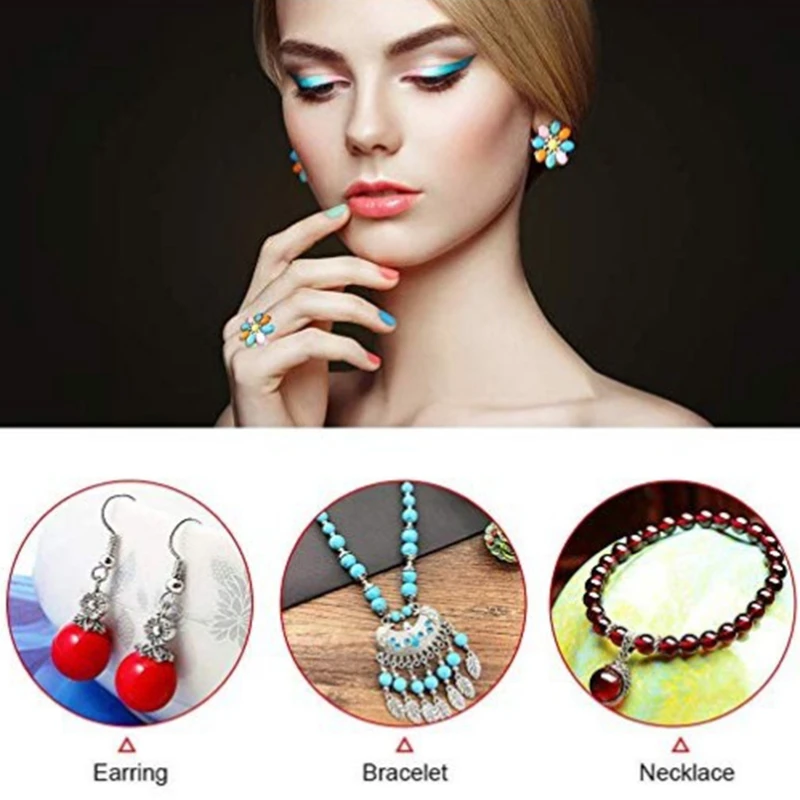 Jewelry Making Supplies Kit with Beads Charms Findings Jewellery Pliers Beading Wire DIY Necklace Bracelet Earrings Accessory
Jewelry Making Supplies Kit with Beads Charms Findings Jewellery Pliers Beading Wire DIY Necklace Bracelet Earrings Accessory