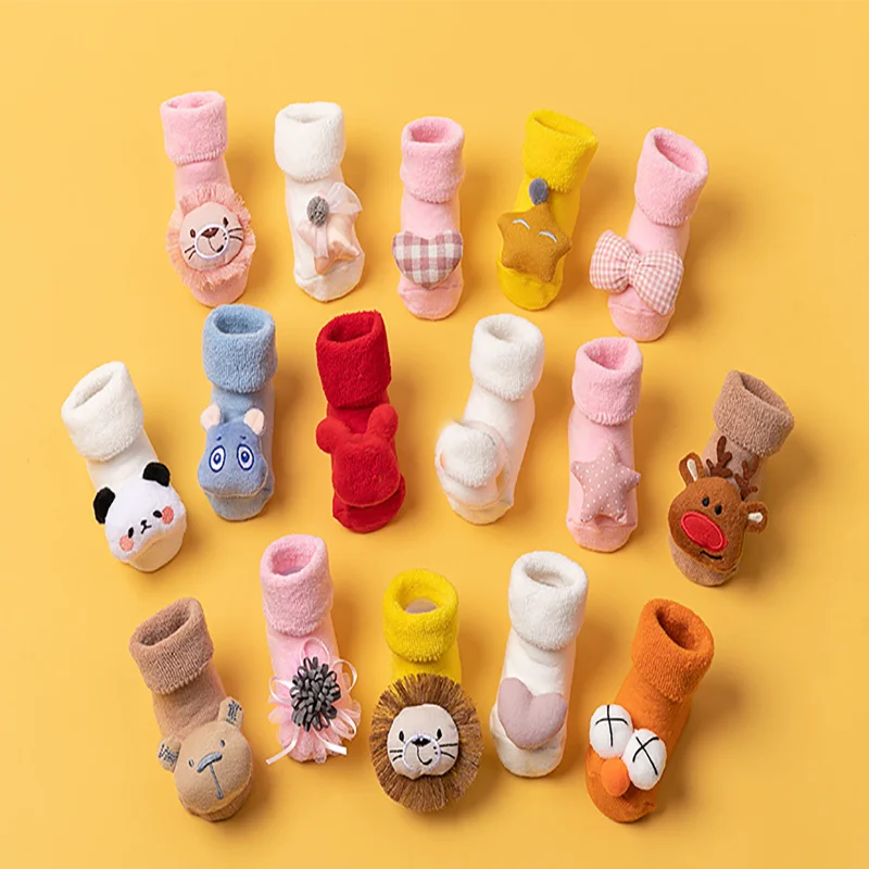Kawaii Newborn Babay Socks Autumn Winter Thick Terry Dot Glue Cartoon Christmas Socks Baby Floor Socks Non-slip Soft Tube Sokken
Kawaii Newborn Babay Socks Autumn Winter Thick Terry Dot Glue Cartoon Christmas Socks Baby Floor Socks Non-slip Soft Tube Sokken