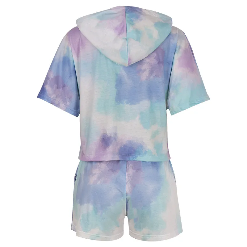 Summer Fashion Printed Tie-Dye Short Sleeve Gradient Homewear Set Two Piece Set Stacked Pants Stacked Leggings
Summer Fashion Printed Tie-Dye Short Sleeve Gradient Homewear Set Two Piece Set Stacked Pants Stacked Leggings
