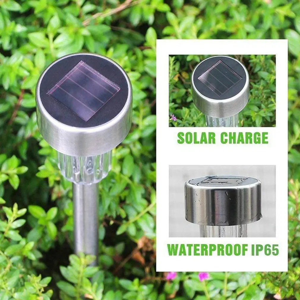 12 Pcs Outdoor Solar Lawn Lights Chargeable Stainless Steel Solar Garden Automatic Charging Decoration Light
12 Pcs Outdoor Solar Lawn Lights Chargeable Stainless Steel Solar Garden Automatic Charging Decoration Light