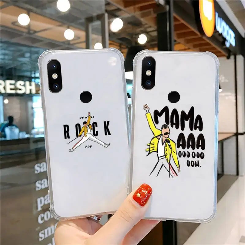 Freddie Mercury Queen band Phone Case Transparent For Xiaomi CC 9 11 MAX3 Mix3 MIX2 6X 8 5x 10S 11 10 X SE lite Pro
Freddie Mercury Queen band Phone Case Transparent For Xiaomi CC 9 11 MAX3 Mix3 MIX2 6X 8 5x 10S 11 10 X SE lite Pro