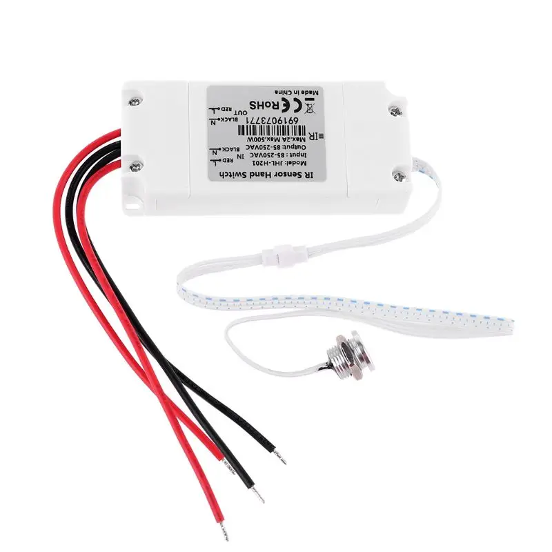 IR Motion Sensor Switch on-off Touchless Infrared Human Body Hand Control Switches Cabinet Light Detector 110V 220V HX6C
IR Motion Sensor Switch on-off Touchless Infrared Human Body Hand Control Switches Cabinet Light Detector 110V 220V HX6C